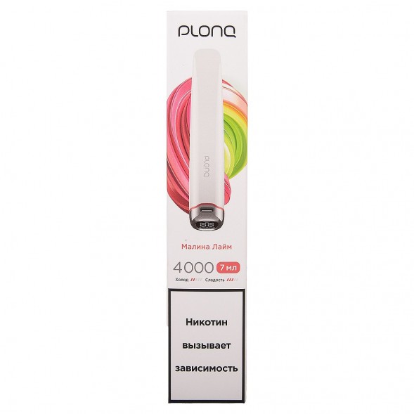 PLONQ PLUS PRO - Малина Лайм (4000 затяжек) купить в Перми