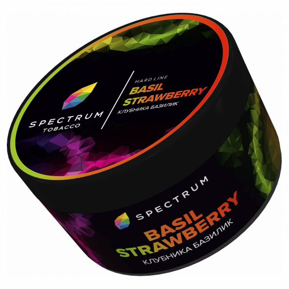 Табак Spectrum Hard - Basil Strawberry (Клубника Базилик, 200 грамм) купить в Перми