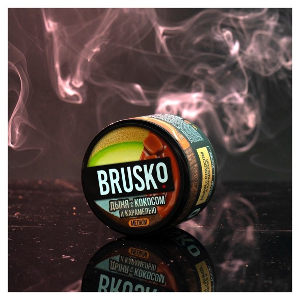 Смесь Brusko Medium - Дыня с Кокосом и Карамелью (50 грамм) купить в Перми