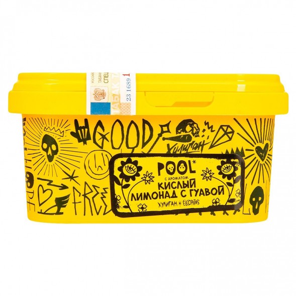 Табак Хулиган - POOL (Кислый Лимонад с Гуавой, 200 грамм) купить в Перми