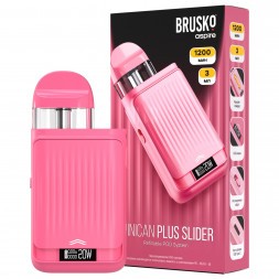 Электронная сигарета Brusko - Minican Plus Slider (Розовый)