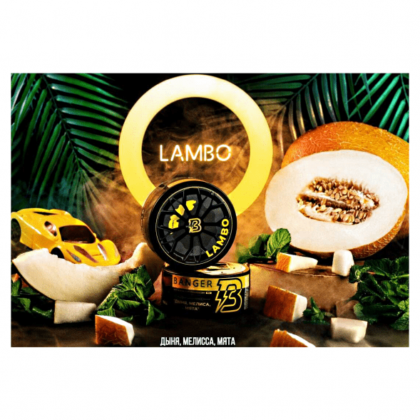 Табак Banger - Lambo (Дыня, Мелисса, Мята, 25 грамм) купить в Перми