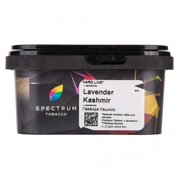 Табак Spectrum Hard - Lavender Kashmir (Лаванда Кашмир, 200 грамм) купить в Перми