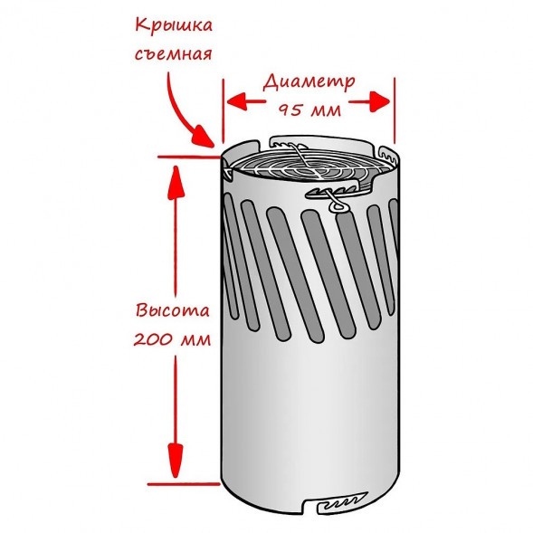 Защитная сетка-ветровик ESS (2 в 1) купить в Перми