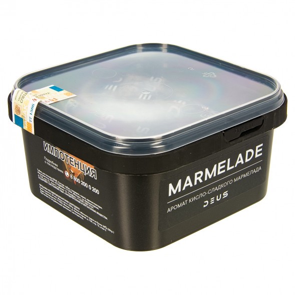 Табак Deus - Marmelade (Кисло-Сладкий Мармелад, 250 грамм) купить в Перми