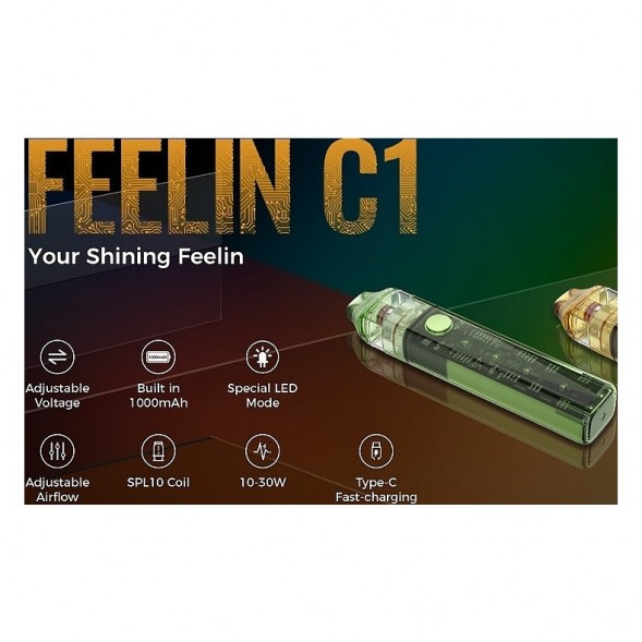 Электронная сигарета Brusko - Feelin C1 (Голубой) купить в Перми