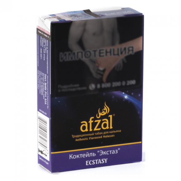 Табак Afzal - Ecstasy (Коктейль Экстаз, 40 грамм) купить в Перми