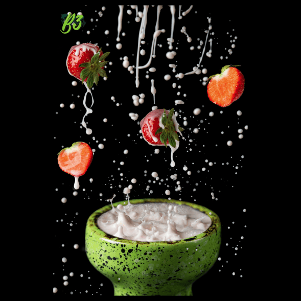 Табак B3 - Strawberry Yougurt (Клубничный Йогурт, 50 грамм) купить в Перми