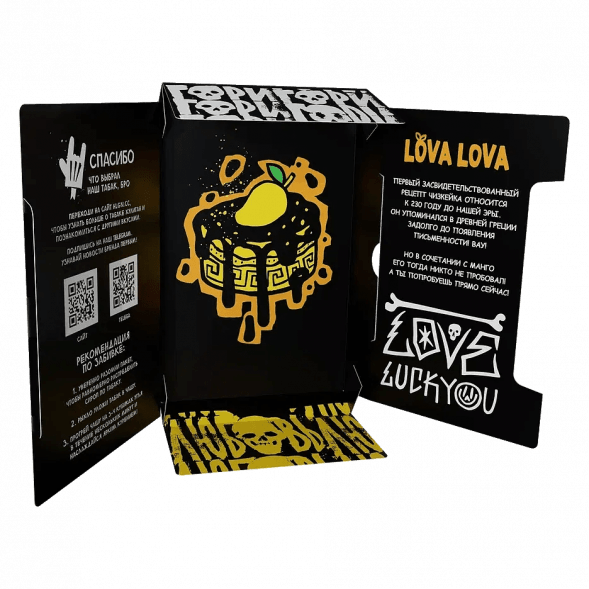 Табак Хулиган - LOVA LOVA (Манговый Чизкейк, 200 грамм) купить в Перми
