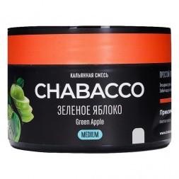 Смесь Chabacco MEDIUM - Green Apple (Зелёное Яблоко, 40 грамм)