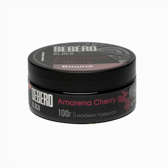 Табак Sebero Black - Amarena Cherry (Вишня, 100 грамм) купить в Перми