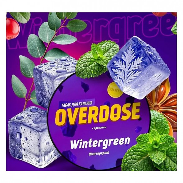 Табак Overdose - Wintergreen (Винтергрин, 100 грамм) купить в Перми