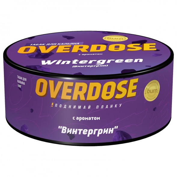 Табак Overdose - Wintergreen (Винтергрин, 100 грамм) купить в Перми
