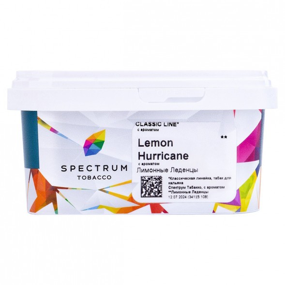 Табак Spectrum - Lemon Hurricane (Лимонные Леденцы, 200 грамм) купить в Перми