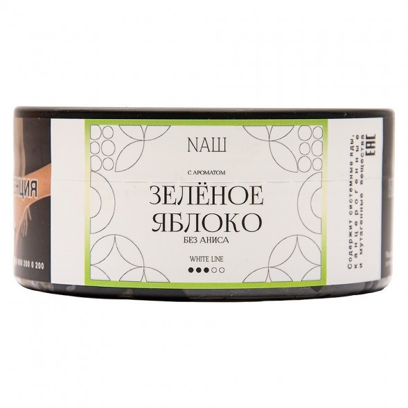 Табак NАШ WHITE - Зелёное Яблоко (100 грамм) купить в Перми