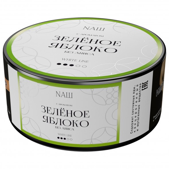 Табак NАШ WHITE - Зелёное Яблоко (100 грамм) купить в Перми