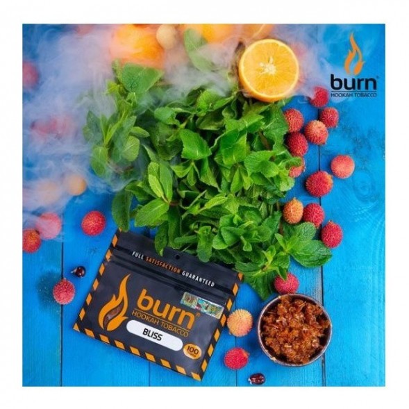 Табак Burn - Bliss (Личи с Мятой, 100 грамм) купить в Перми