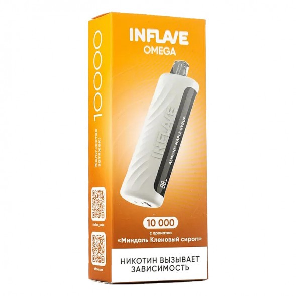 INFLAVE OMEGA - Миндаль Кленовый Сироп (Almond Maple Syrup, 10000 затяжек) купить в Перми