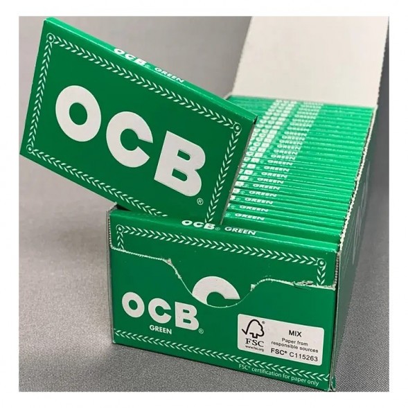Бумага для самокруток OCB - №8 Double Green (100 штук) купить в Перми