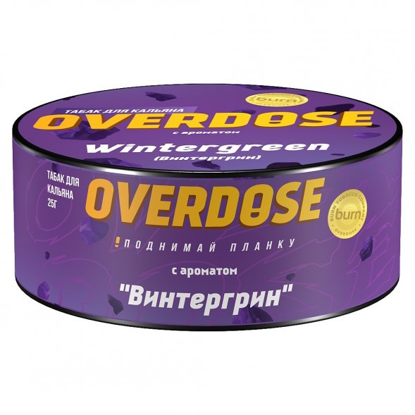 Табак Overdose - Wintergreen (Винтергрин, 25 грамм) купить в Перми