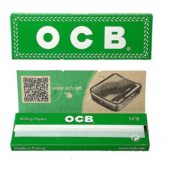 Бумага для самокруток OCB - №8 Green (50штук/50) купить в Перми