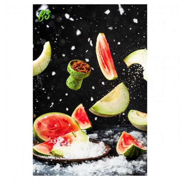 Табак B3 - Watermelon Halls (Арбузный Холлс, 50 грамм) купить в Перми