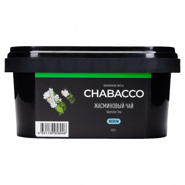 Смесь Chabacco MEDIUM - Jasmine Tea (Жасминовый Чай, 200 грамм) купить в Перми