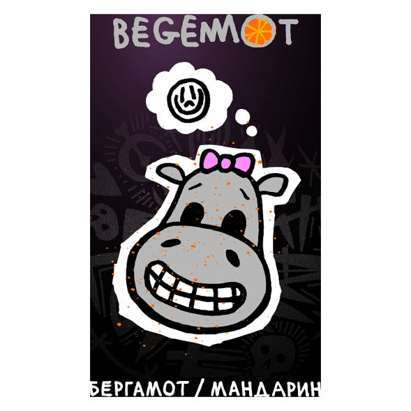 Табак Хулиган Hard - Begemot (Бергамот и Мандарин, 200 грамм) купить в Перми