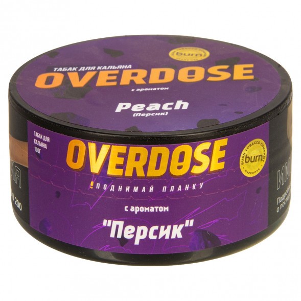 Табак Overdose - Peach (Персик, 100 грамм) купить в Перми