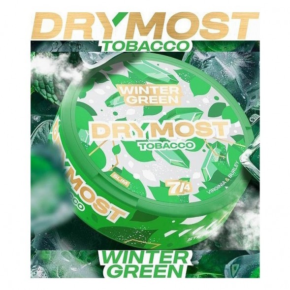 Табак жевательный DryMost - Winter Green (12 грамм) купить в Перми
