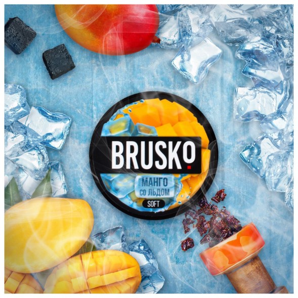 Смесь Brusko Medium - Манго со Льдом (50 грамм) купить в Перми