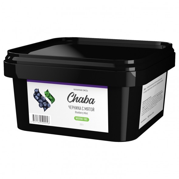 Смесь Chaba - Blueberry Mint (Черника с Мятой, 200 грамм, Без никотина) купить в Перми