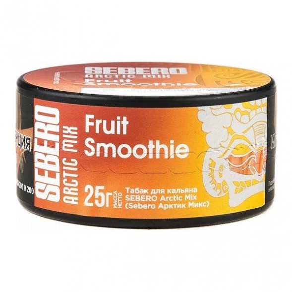 Табак Sebero Arctic Mix - Fruit Smoothie (Фруктовый Смузи, 25 грамм) купить в Перми