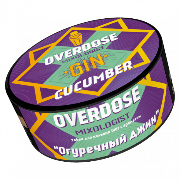 Табак Overdose - Gin Cucumber (Огуречный Джин, 100 грамм) купить в Перми