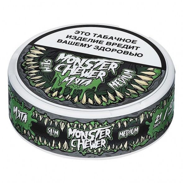 Табак жевательный Monster Chewer - Medium Мята (10 грамм) купить в Перми