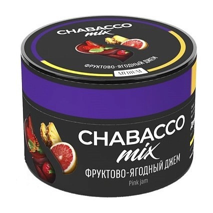 Смесь Chabacco MIX MEDIUM - Pink Jam (Фруктово-Ягодный Джем, 40 грамм) купить в Перми