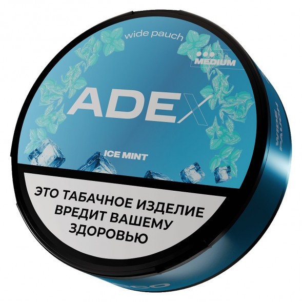 Табак жевательный ADEX MEDIUM WIDE - Ice Mint (Ледяная Мята) купить в Перми