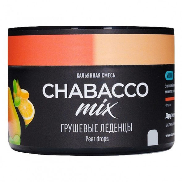 Смесь Chabacco MIX MEDIUM - Pear Drops (Грушевые Леденцы, 40 грамм) купить в Перми