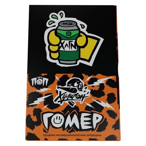 Табак Хулиган - Гомер (Газировка Виноград Алоэ, 25 грамм) купить в Перми
