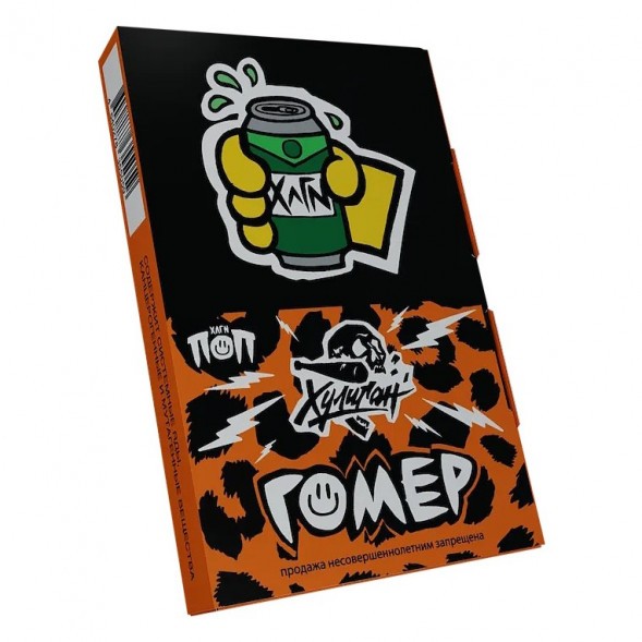 Табак Хулиган - Гомер (Газировка Виноград Алоэ, 25 грамм) купить в Перми