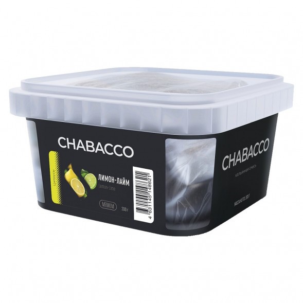 Смесь Chabacco MEDIUM - Lemon-Lime (Лимон - Лайм, 200 грамм) купить в Перми