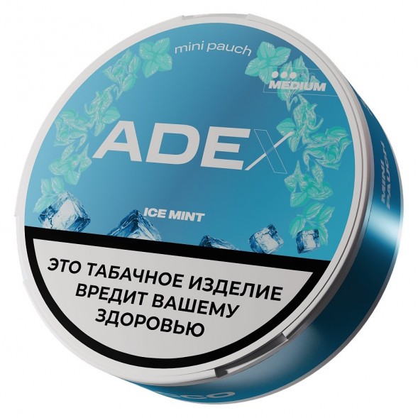 Табак жевательный ADEX MEDIUM MINI - Ice Mint (Ледяная Мята) купить в Перми
