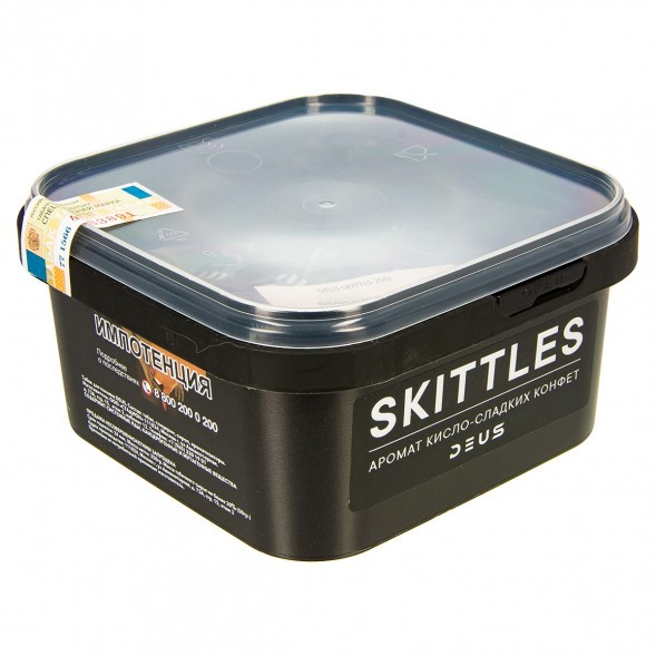 Табак Deus - Skittles (Кисло-Сладкие Конфеты, 250 грамм) купить в Перми