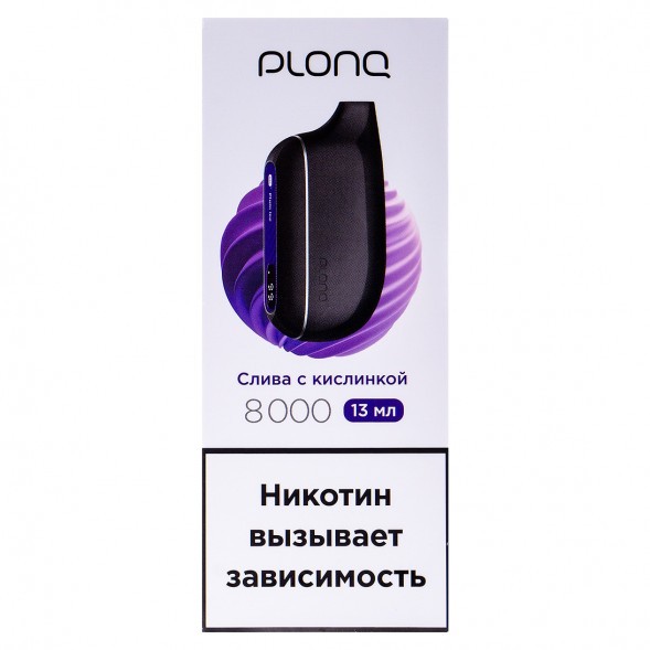 PLONQ MAX SMART - Слива с Кислинкой (8000 затяжек) купить в Перми