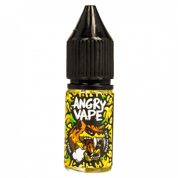 Жидкость Angry Vape Salt - Тигр Матрац (Банан, 10 мл, 2 мг) купить в Перми