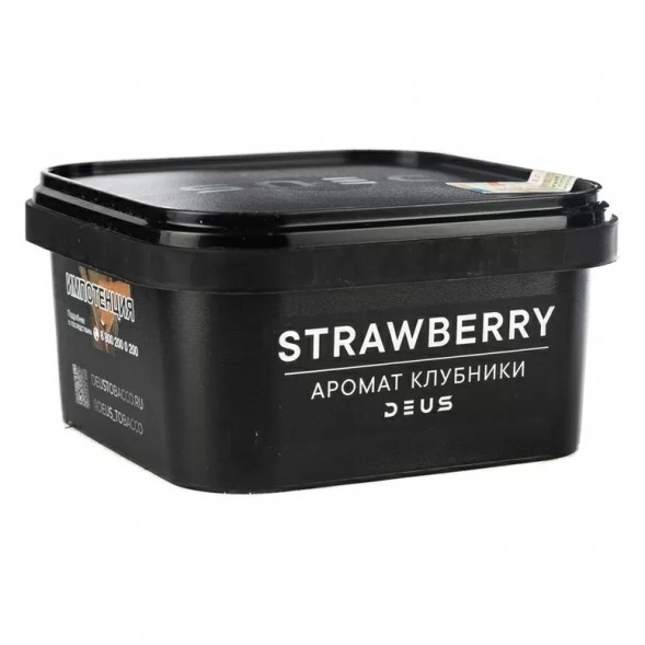 Табак Deus - Strawberry (Клубника, 250 грамм) купить в Перми