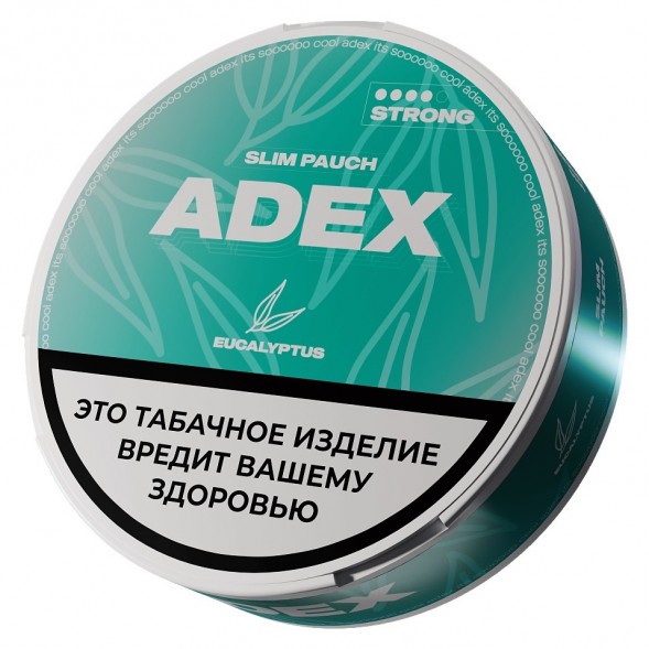 Табак жевательный ADEX STRONG SLIM - Eucalyptus (Эвкалипт) купить в Перми