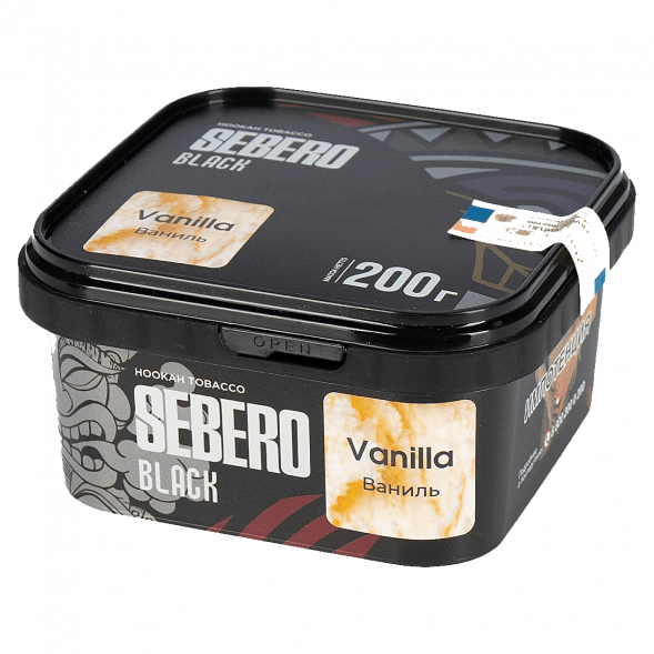 Табак Sebero Black - Vanilla (Ваниль, 200 грамм) купить в Перми
