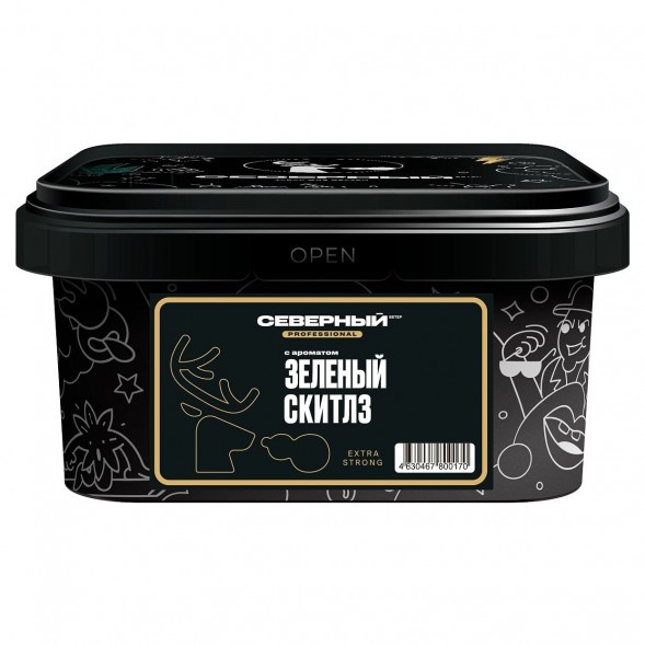 Табак Северный Professional - Зелёный Скитлз (200 грамм) купить в Перми