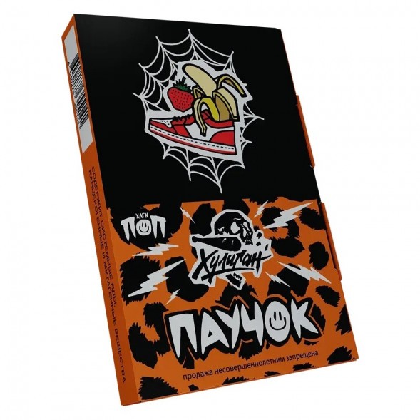 Табак Хулиган - Паучок (Банановая Клубника, 25 грамм) купить в Перми